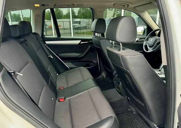 BMW X3 cena 72900 przebieg: 139000, rok produkcji 2014 z Torzym małe 781